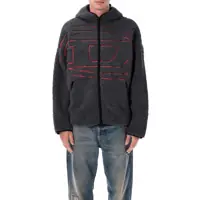 Bluze de trening Diesel S-Zat Teddy Zip Hoodie Barbati