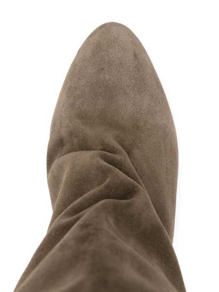 Pantofi cu toc Isabel Marant Isabel Marant Dalby Draped Suede Boots Brown Femei (BM 18795312) 4