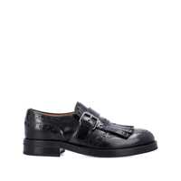 Pantofi cu toc Church'S Black Leather Monk Strap Brogues Femei