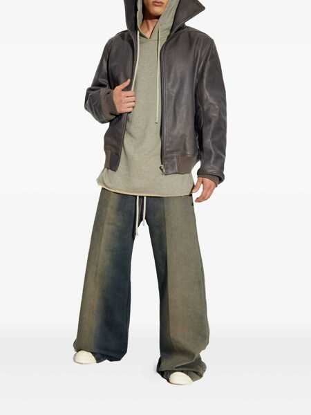 Bluze de trening Rick Owens Rick Owens Drkshdw Grey Melange Peter Hoodie Sweatshirt Grey Barbati (BM 18795393) 2