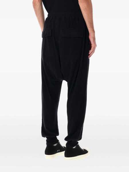 Pantaloni Rick Owens Rick Owens Drkshdw Black Jersey Prisoner Drawstring Pants Black Barbati (BM 18795402) 2