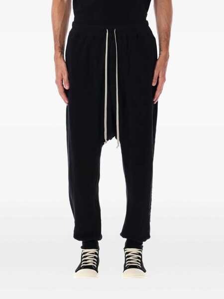 Pantaloni Rick Owens Rick Owens Drkshdw Black Jersey Prisoner Drawstring Pants Black Barbati (BM 18795402) 1
