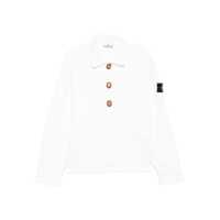 Geci Stone Island Knit-Look Cotton Coach Jacket Barbati