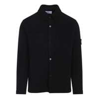 Geci Stone Island Felted Wool Overshirt Barbati
