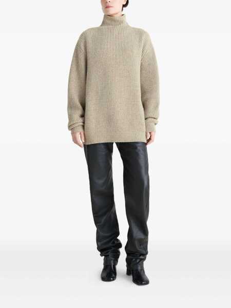 Pulovere LEMAIRE Lemaire Yak Alpaca High Neck Sweater Beige Barbati (BM 18795597) 2