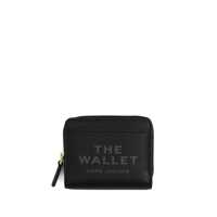 Rucsacuri Marc Jacobs Black 'The Leather Mini Compact Wallet' Wallet In Calf Leather Femei