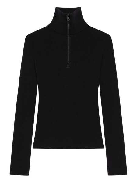 Pulovere COURRGES Courrges Black Courrges Turtleneck Sweater Black Femei (BM 18795993) 1