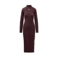 Rochii Courrèges Courrèges Knit Midi Dress With Buttons Femei