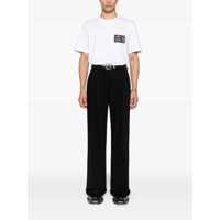 Tricouri Msgm Cotton T-Shirt With Front Printed Logo Barbati