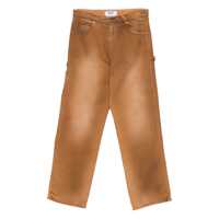 Tricouri Msgm Brown Cotton Pants With Worn Effect Barbati