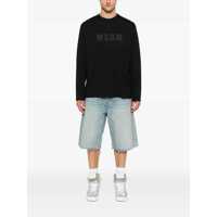 Tricouri Msgm Cotton T-Shirt With Front Printed Logo Barbati