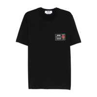 Tricouri Msgm Cotton T-Shirt With Front Printed Logo Barbati