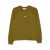 MSGM Msgm Cotton Crewneck Sweatshirt With Logo GREEN