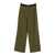 MSGM Msgm High-Waist Wool-Blend Palazzo Trousers GREEN