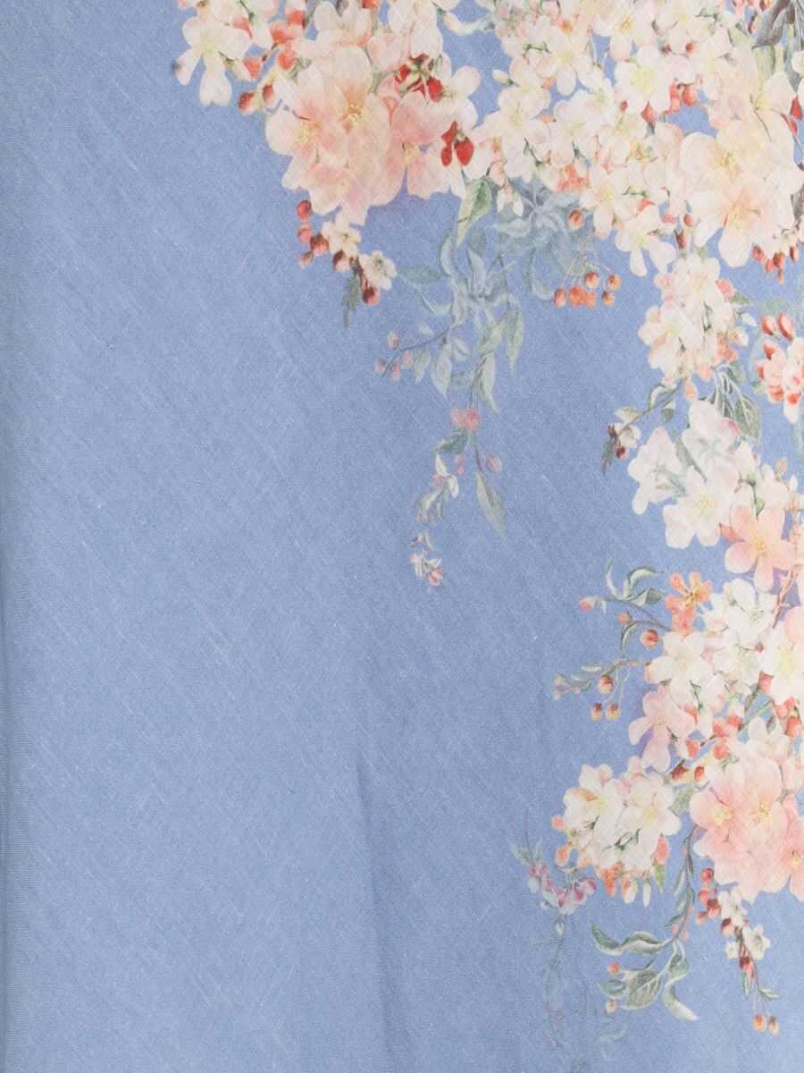 Fuste ZIMMERMANN Zimmermann Skirts TEAL BLUE BOTANICAL FLORAL Femei (BM 18796092) 3