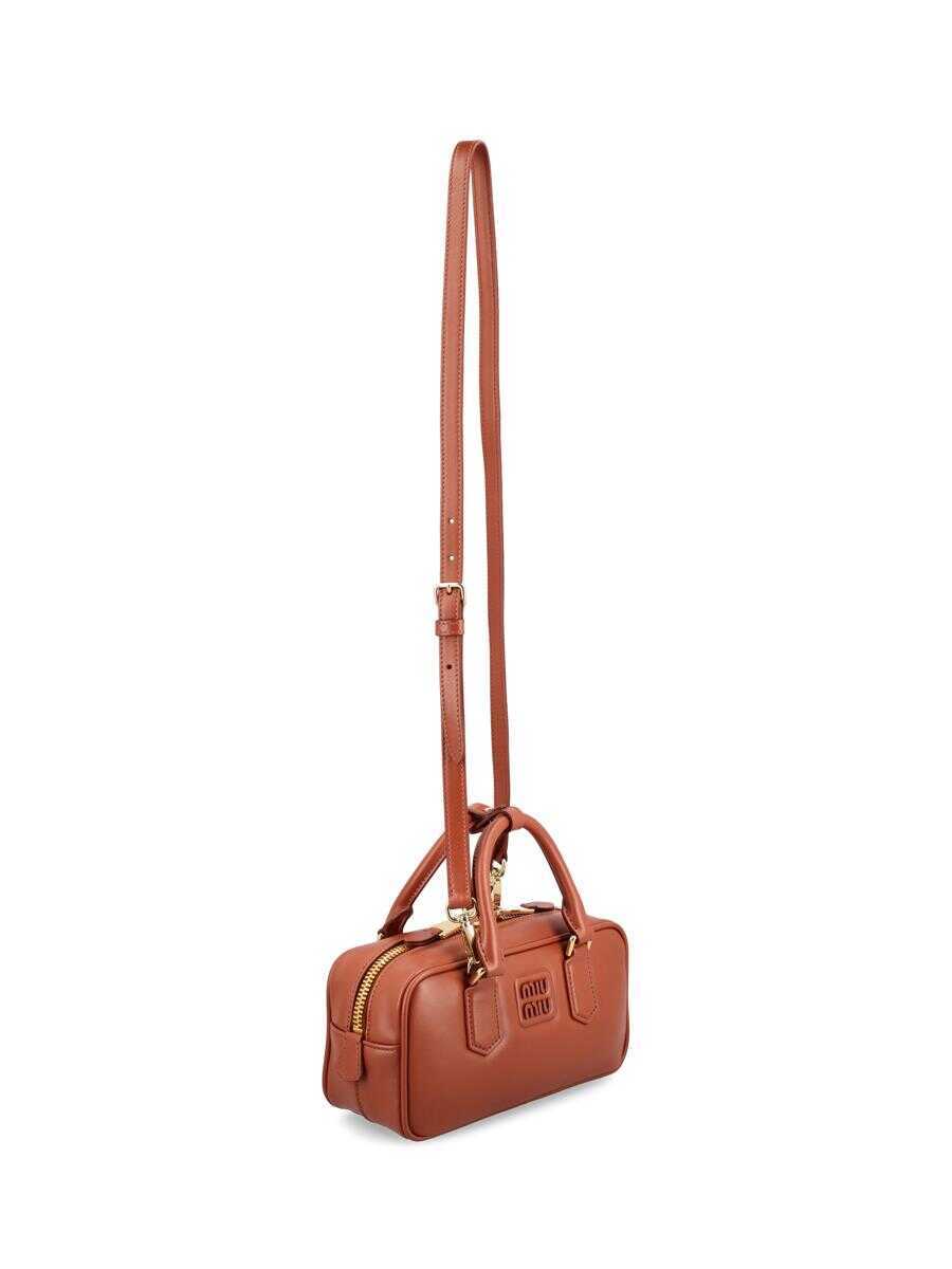 Genti de mana Miu Miu Miu Miu Bags RUST Femei (BM 18796272) 3