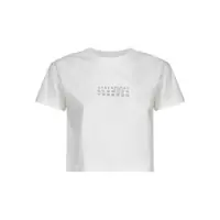 Tricouri MM6 Maison Margiela Crop T-Shirt With Number Graphics Femei