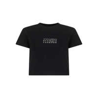 Tricouri MM6 Maison Margiela Crop T-Shirt With Number Graphics Femei
