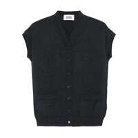 Pulovere Alpha Studio Vest With Buttons Femei