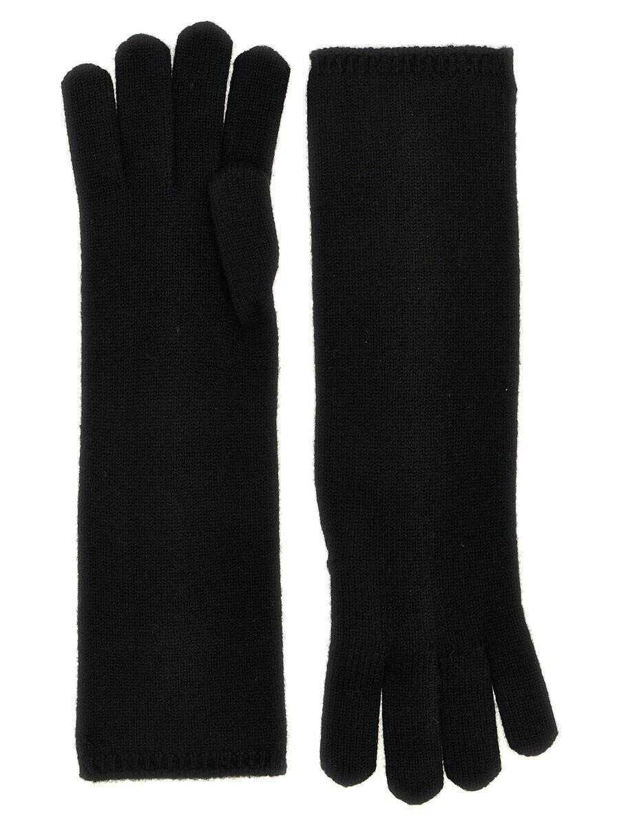 Manusi Max Mara Max Mara Alaggio Gloves Black Femei (BM 18796920) 2