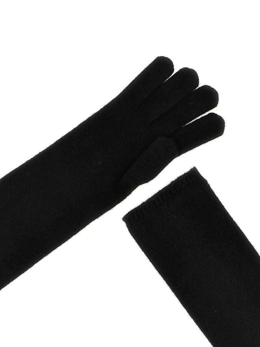 Manusi Max Mara Max Mara Alaggio Gloves Black Femei (BM 18796920) 3