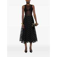 Topuri Elisabetta Franchi Sleeveless Transparent Body Femei