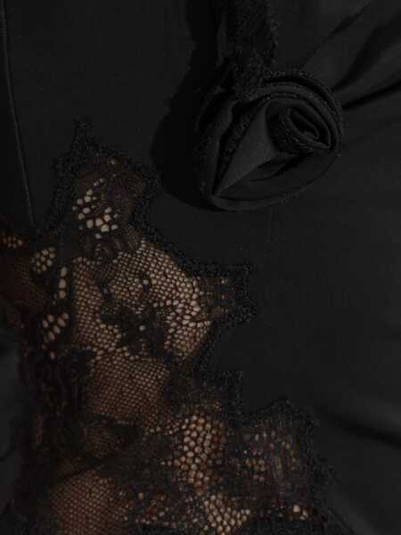 Topuri COPERNI Coperni Top With Knots And Lace Inserts Black Femei (BM 18797346) 5