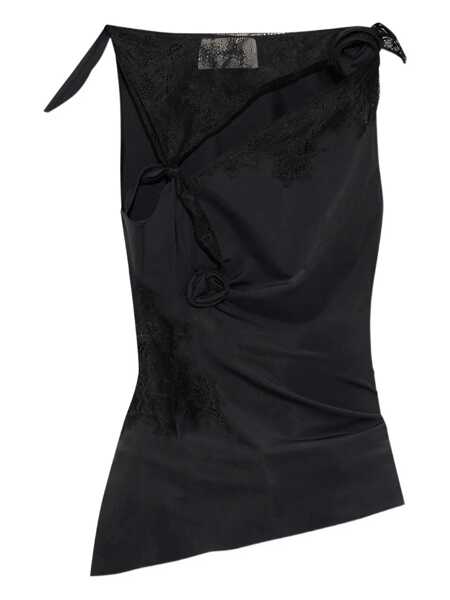 Topuri COPERNI Coperni Top With Knots And Lace Inserts Black Femei (BM 18797346) 1