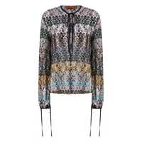 Bluze Missoni Multicolored Lace Blouse Femei