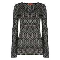 Pulovere Missoni Lace V-Neck Sweater Femei