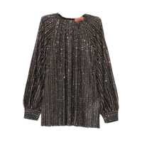 Bluze Missoni Lurex Striped Blouse Femei