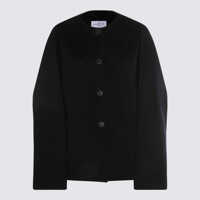 Paltoane The Dynamis Studio Dark Blue Wool Coat Femei