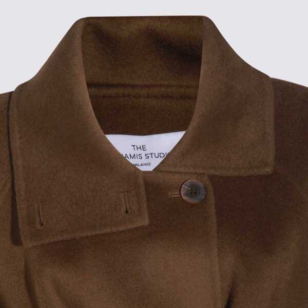 Paltoane The Dynamis Studio The Dynamis Studio Camel Wool Coat MINK Femei (BM 18797574) 3