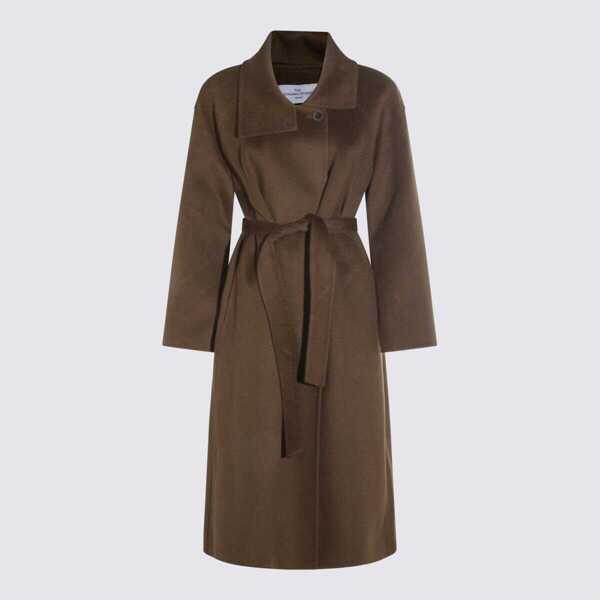 Paltoane The Dynamis Studio The Dynamis Studio Camel Wool Coat MINK Femei (BM 18797574) 1