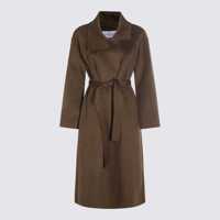 Paltoane The Dynamis Studio Camel Wool Coat Femei