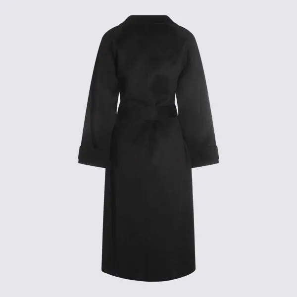 Paltoane The Dynamis Studio The Dynamis Studio Black Wool Coat Black Femei (BM 18797577) 2