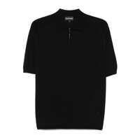 Tricouri Polo Emporio Armani Wool Blend Polo Shirt Barbati