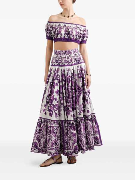 Fuste Dolce & Gabbana Dolce & Gabbana Skirts Purple Femei (BM 18798024) 2