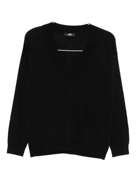 Pulovere Alpha Studio Alpha Studio Black V-Neck Sweater Black Femei (BM 18798039) 1