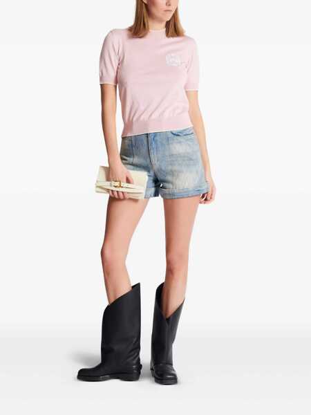 Portofele Balmain Balmain Shuffle Wallet On Chain WHITE Femei (BM 18798144) 2