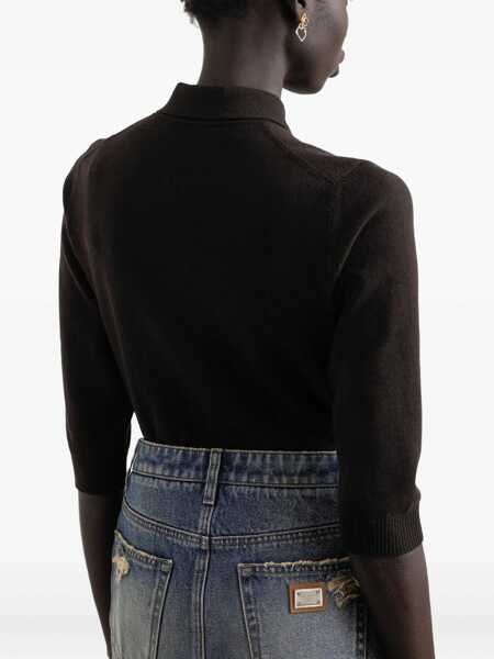 Camasi Dolce & Gabbana Dolce & Gabbana T-Shirts And Polos BROWN Femei (BM 18798180) 4