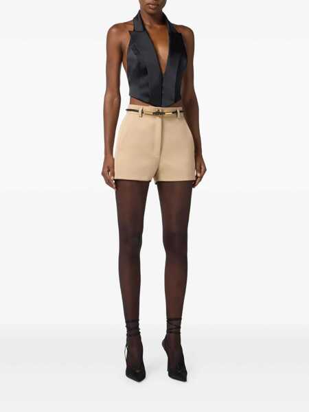 Geci Elisabetta Franchi Elisabetta Franchi Halterneck Vest Black Femei (BM 18798399) 2