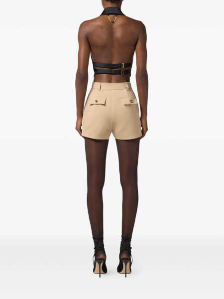 Geci Elisabetta Franchi Elisabetta Franchi Halterneck Vest Black Femei (BM 18798399) 3