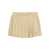Moncler Moncler Pleated A-Line Skirt With Logo Beige