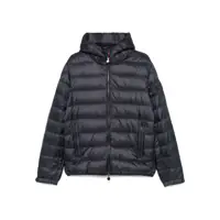 Geci de iarna Moncler Blue 'Najan' Down Jacket With Hood Barbati