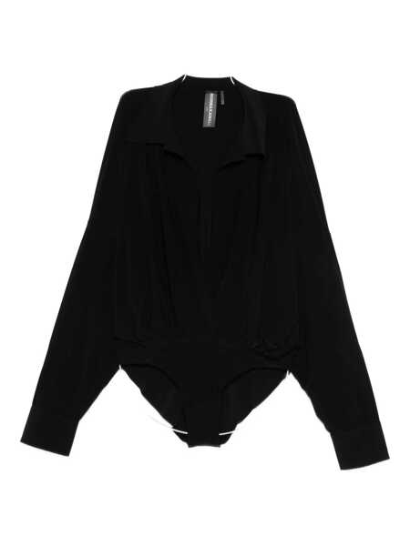 Body-uri NORMA KAMALI Norma Kamali Long Sleeve Bodysuit Black Femei (BM 18798894) 1
