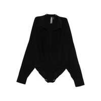 Body-uri Norma Kamali Long Sleeve Bodysuit Femei