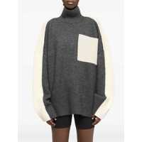 Pulovere JW Anderson Dama - Pulovere JW Anderson JW Anderson Jw Anderson Sweater With Contrast Pocket GREY Femei (BM 18798936) - B-mall.ro