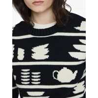 Pulovere JW Anderson Dama - Pulovere JW Anderson JW Anderson Jw Anderson Sweater With Pattern Black Femei (BM 18798939) - B-mall.ro