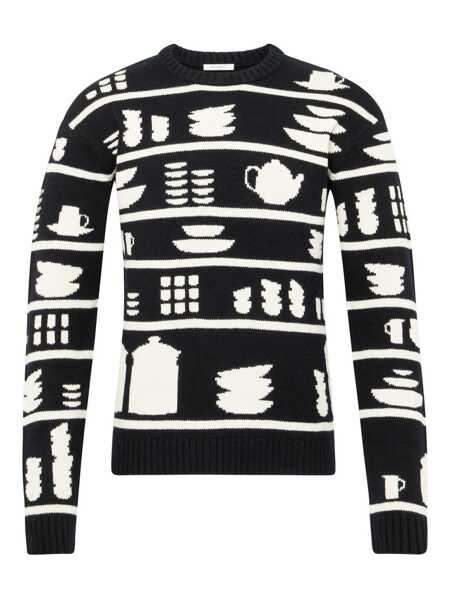 Pulovere JW Anderson JW Anderson Jw Anderson Sweater With Pattern Black Femei (BM 18798939) 1